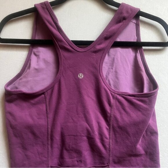 Lululemon Athletica purple racerback tank top Sz M - Picture 3 of 7
